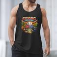 Spring Training 2026 Baseball Fan Retro Palm Cactus Men Tank Top