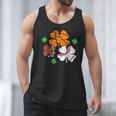 St Patricks Day Shamrock Basketball Baseball Men Boys Kids Men Tank Top