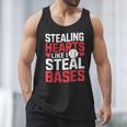 Stealing Hearts Like I Steal Bases Cute Baseball Kids Men Tank Top Stealing Hearts Like I Steal Bases Cute Baseball Kids Men Tank Top