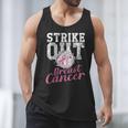 Strike Out Breast Cancer Baseball Warrior Men Tank Top