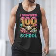 I Survived 100 Days Of School Baseball Ice Cream Drip Men Tank Top I Survived 100 Days Of School Baseball Ice Cream Drip Men Tank Top