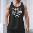 T-Ball Dad For Father's Day Baseball Daddy Teeball Dad Men Tank Top