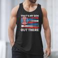 That's My Son Out There Baseball Dad For Men 4th Of July Men Men Tank Top