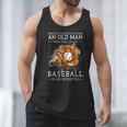 Never Underestimate An Old Man Who Still Plays Baseball Men Tank Top