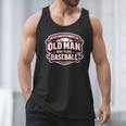 Never Underestimate An Old Man Who Plays Baseball Men Tank Top