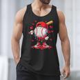 Valentine Baseball Heart Drip Sport Love Valentines Day Boys Men Tank Top
