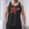 Valentine Baseball Heart Sport Valentines Day Men Boys Kids Men Tank Top