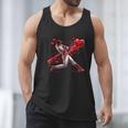 Valentine Baseball Player Drip Men Tank Top Valentine Baseball Player Drip Men Tank Top