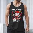 Valentines Day Six Seven Bruh 6 7 Meme Baseball Drip Boys Men Tank Top