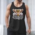 Most Valuable Papa Baseball Dad Coach Player Father's Day Men Tank Top
