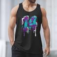 Vintage Baseball 14 Number Men Tank Top