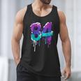 Vintage Baseball 84 Number Men Tank Top Vintage Baseball 84 Number Men Tank Top