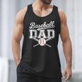 Vintage Baseball Dad Sport Lovers Batter Player Fathers Art Men Tank Top