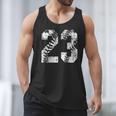 Vintage Baseball Number 23 Jersey Player Uniform Men Tank Top