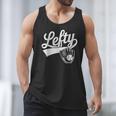 Vintage Baseball Tee Lefty Left Handed Baseball Player Men Tank Top