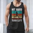 Women's Retro Hit Hard Run Fast Turn Left Baseball Lover Men Tank Top Women's Retro Hit Hard Run Fast Turn Left Baseball Lover Men Tank Top