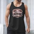 Women's Never Underestimate An Old Man Who Plays Baseball Men Tank Top Women's Never Underestimate An Old Man Who Plays Baseball Men Tank Top