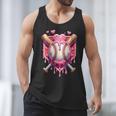 Women's Valentines Day Baseball Boys Ice Cream Drip Heart Youth Kids Men Tank Top