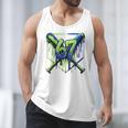 67 Baseball Drip Effect Urban Tee Style 6-7 Meme Graphic Premium Tri-Blend Men Tank Top