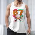 67 Ice Cream Drip Baseball Number 67 Player 67th Birthday Men Tank Top 67 Ice Cream Drip Baseball Number 67 Player 67th Birthday Men Tank Top