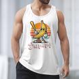 Bananas Baseball Sunset Retro Fruit Sports Boys Kids Men Premium Tri-Blend Men Tank Top