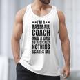 Baseball Coach And A Dad So Basically Baseball Dad Men Tank Top
