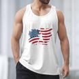 Baseball DAD American Flag Patriotic Father's Day Premium Men Tank Top