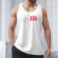 Baseball Dad Men USA American Flag Fathers Day 4th Of July Premium Men Tank Top
