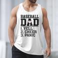 Baseball Dad Parent Of Player Family Sports Fan Lover Men Tank Top