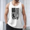 Baseball Dad Retro American USA Flag Baseball Father's Day Men Tank Top Baseball Dad Retro American USA Flag Baseball Father's Day Men Tank Top