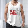 Baseball Dad Teach Kids Hit And Steal Softball Game Premium Tri-Blend Men Tank Top Baseball Dad Teach Kids Hit And Steal Softball Game Premium Tri-Blend Men Tank Top