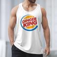 Baseball Dinger King Logo For Home Run Players And Fan Men Tank Top