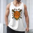 Baseball Drip Ice Cream Dripping Blaze Hunter Orange Camo Men Tank Top