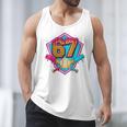 Baseball Drip Jersey Number 67 For Players & 67th Birthday Premium Tri-Blend Men Tank Top Baseball Drip Jersey Number 67 For Players & 67th Birthday Premium Tri-Blend Men Tank Top