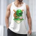 Baseball Life Style Ice Cream Drip Green Premium Tri-Blend Men Tank Top