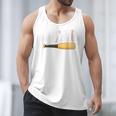 Baseball Player Dad Papa Number One Baseball Dad Fathers Day Premium Men Tank Top
