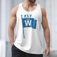 Fly The W Chicago Baseball Winning Flag Distressed Premium Tri-Blend Men Tank Top Fly The W Chicago Baseball Winning Flag Distressed Premium Tri-Blend Men Tank Top