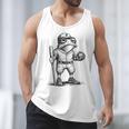Frog Basketbal Men Women Grumpy Frog Playing Baseball Men Tank Top Frog Basketbal Men Women Grumpy Frog Playing Baseball Men Tank Top