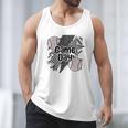 Game Day Baseball Retro Checkered Baseball Men Tank Top Game Day Baseball Retro Checkered Baseball Men Tank Top