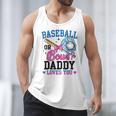 Gender Reveal Baseball Or Bows Daddy Loves You Men Tank Top