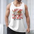 I Just Hit 100 Days Of School Baseball 100th Day Teacher Kid Men Tank Top I Just Hit 100 Days Of School Baseball 100th Day Teacher Kid Men Tank Top