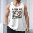 I Just Hit 100 Days Of School Camo Baseball 100 Days Smarter Men Tank Top