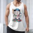 Melting Slime Sprinkle Baseball Mascot With Bat Men Tank Top Melting Slime Sprinkle Baseball Mascot With Bat Men Tank Top