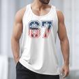 Number 67 USA Raglan Baseball Tee Men Tank Top
