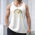 Number One Baseball Dad Fathers Day Baseball Player Dad Papa Premium Men Tank Top