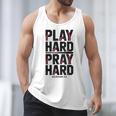 Play Hard Pray Hard Youth Boy Christian Baseball Jesus Men Tank Top Play Hard Pray Hard Youth Boy Christian Baseball Jesus Men Tank Top