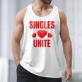 Singles Unite Valentines Day Humor For Singles Raglan Baseball Tee Men Tank Top Singles Unite Valentines Day Humor For Singles Raglan Baseball Tee Men Tank Top