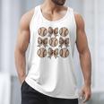 Soccer Bow Game Day Baseball Coquette Bow Women Girls Men Tank Top