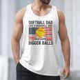 Softball Dad Like Baseball Dad But With Bigger Balls Men Tank Top