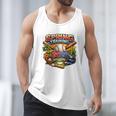 Spring Training 2026 Baseball Fan Retro Palm Cactus Premium Tri-Blend Men Tank Top